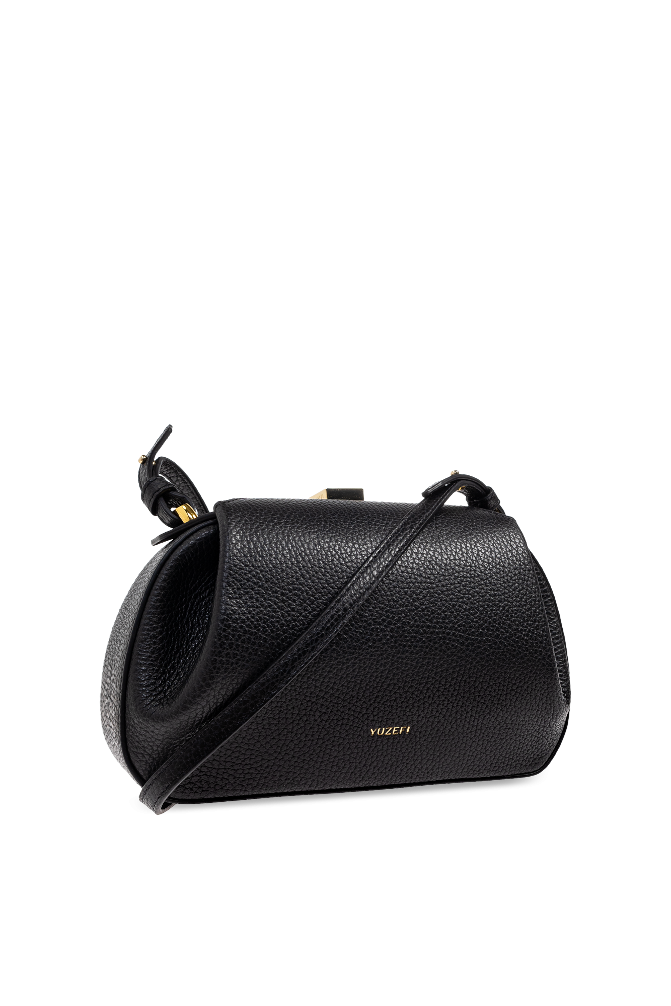 【OVHEE】MINU SHOULDER BAG Small black crocodile print Hobo bag | Marni